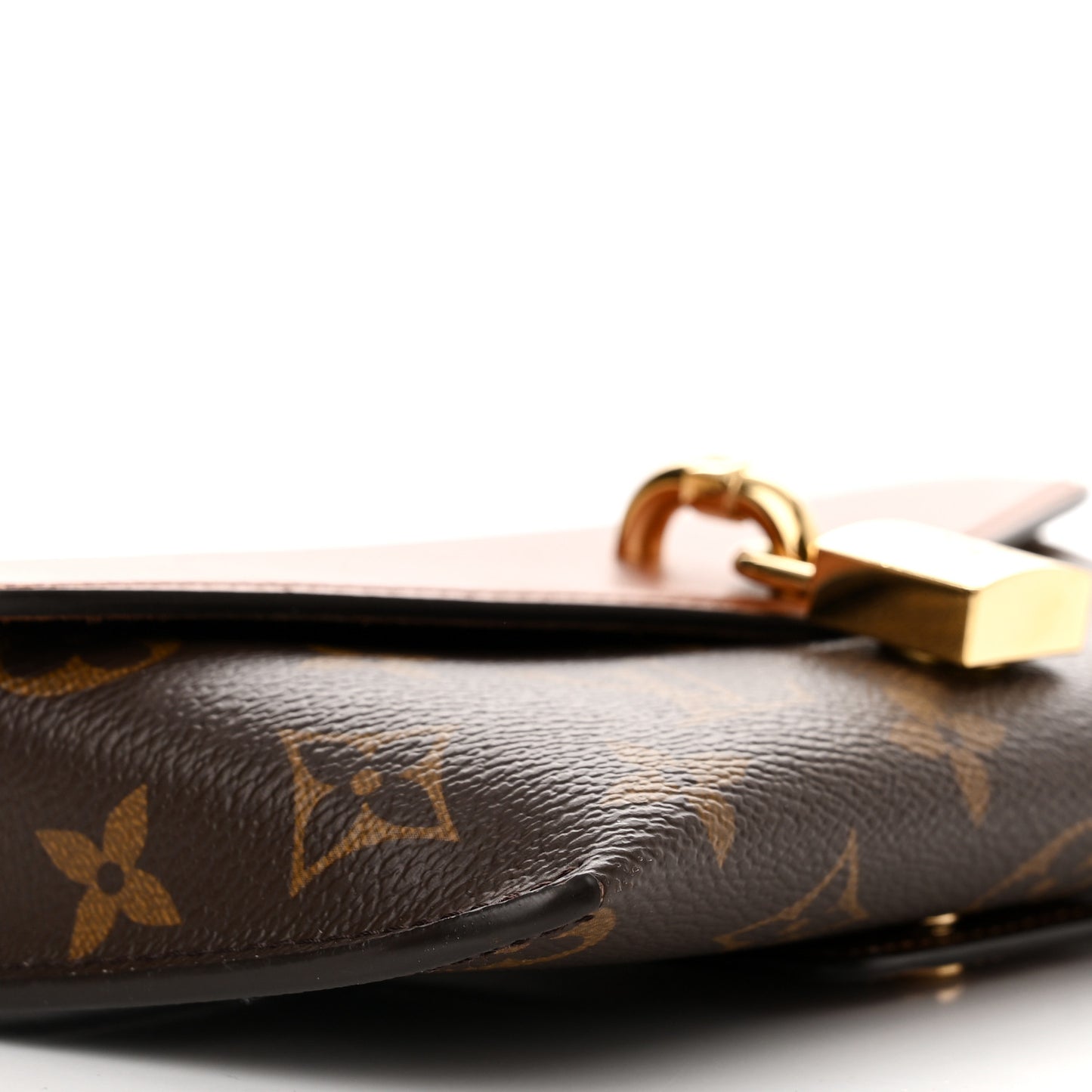 Monogram Padlock On Strap Caramel