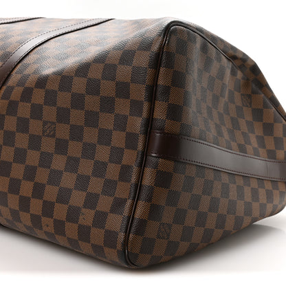 Louis Vuitton Damier Ebene Keepall Bandouliere 55 9 of 9
