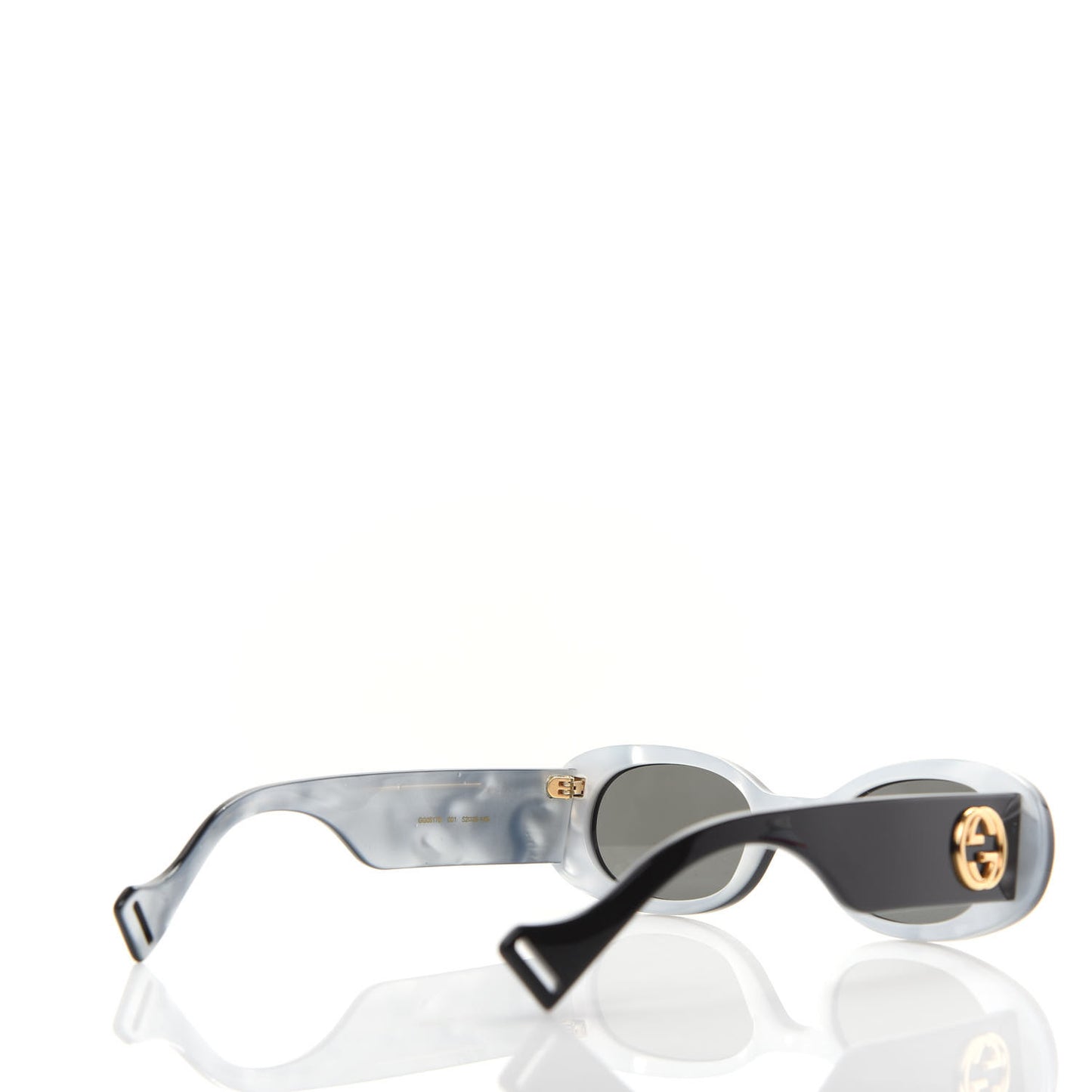 Acetate Oval Sunglasses GG0517S Black