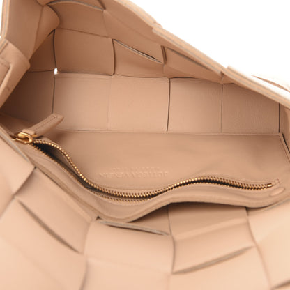 Bottega Veneta Nappa Maxi Intreccio Cassette Bag Almond 4 of 9