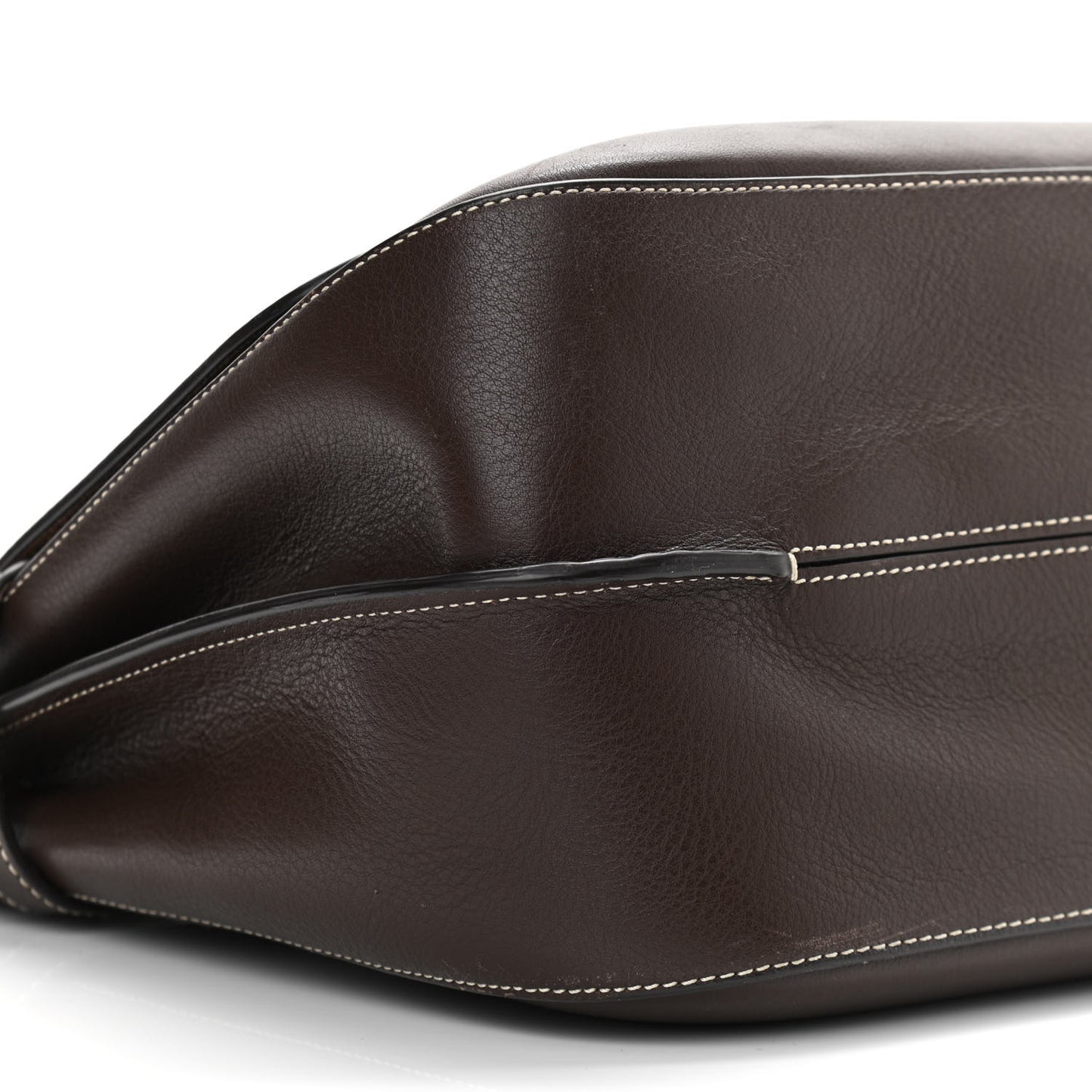 Natural Grain Leather Amberley Satchel Chocolate