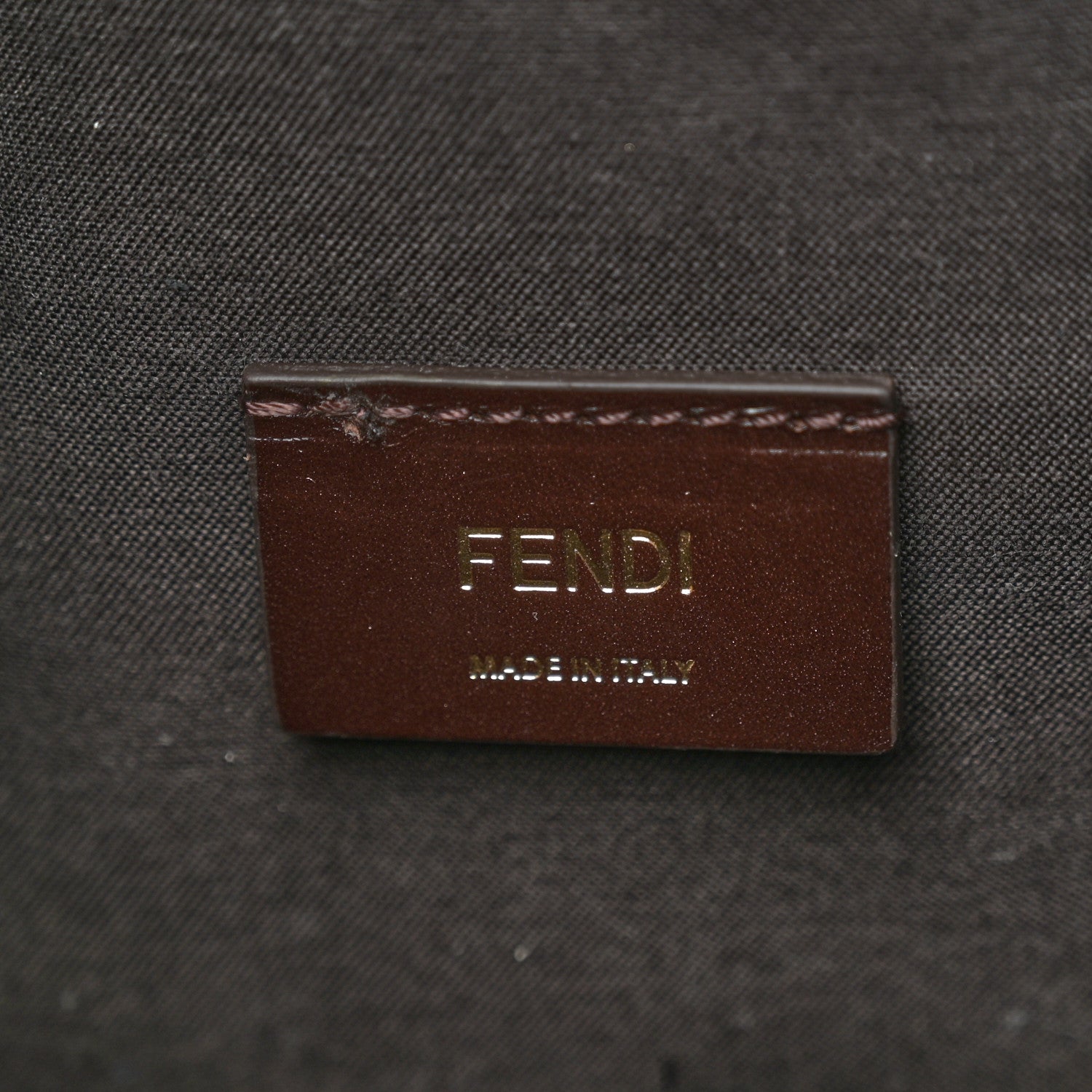 Fendi Zucca Vitello Artic Large Hobo Tobacco Castagna 6 of 10