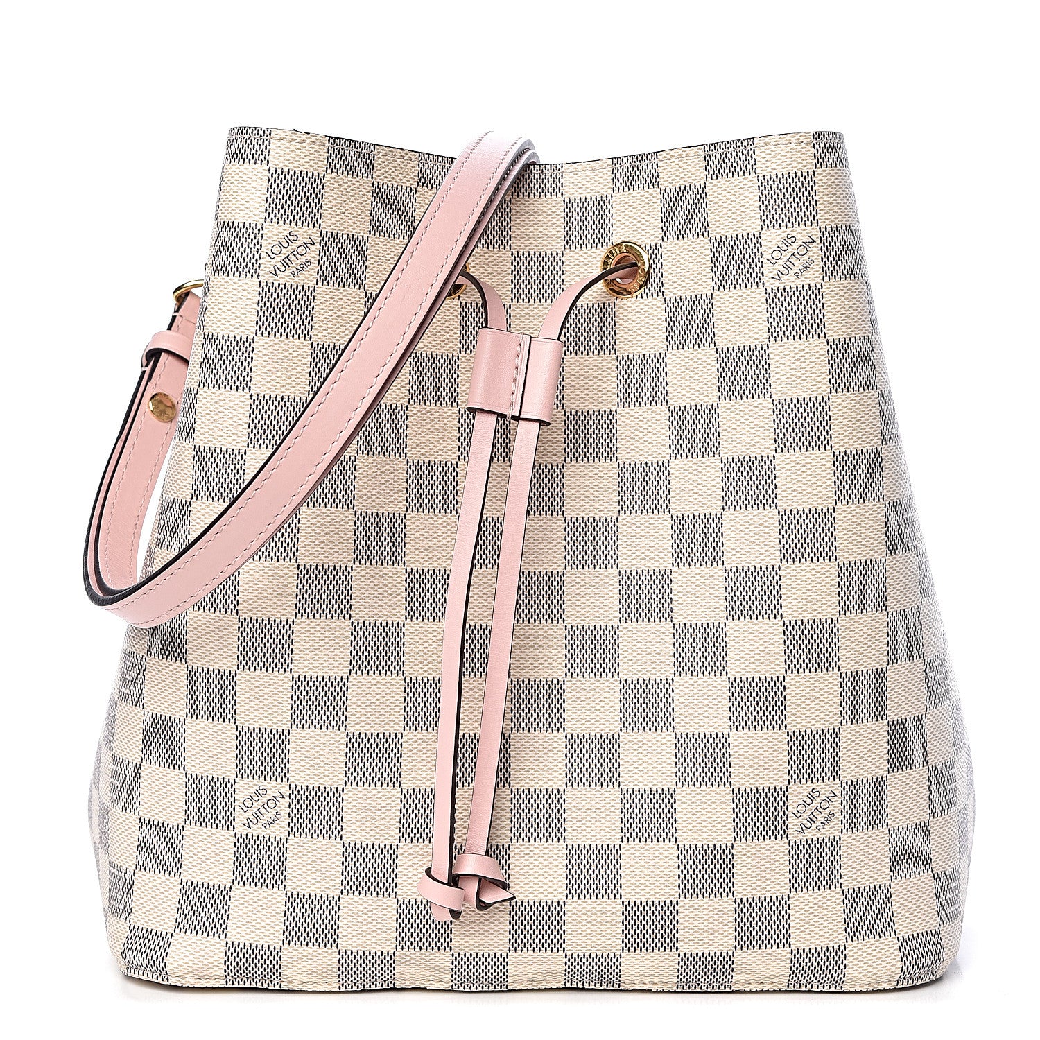 Louis Vuitton Damier Azur Neonoe MM Eau De Rose 1 of 11