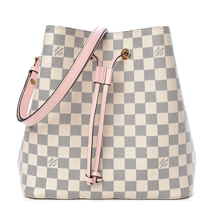 Louis Vuitton Damier Azur Neonoe MM Eau De Rose 1 of 11