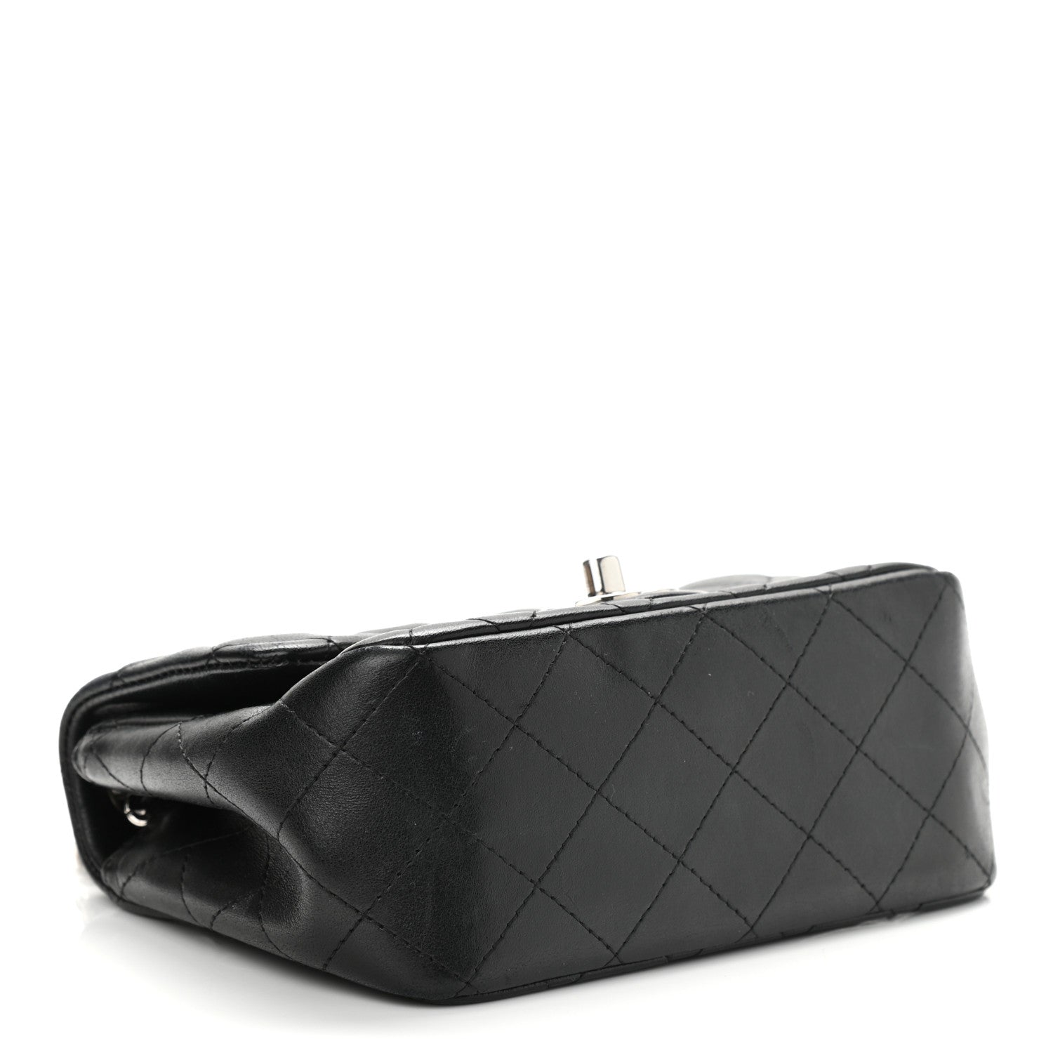 Chanel Lambskin Quilted Mini Square Flap Black 4 of 11