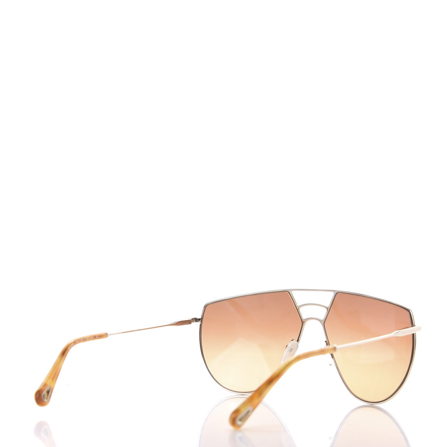 Chloe Aviator Sunglasses CE139S Gold Tortoise 4 of 7