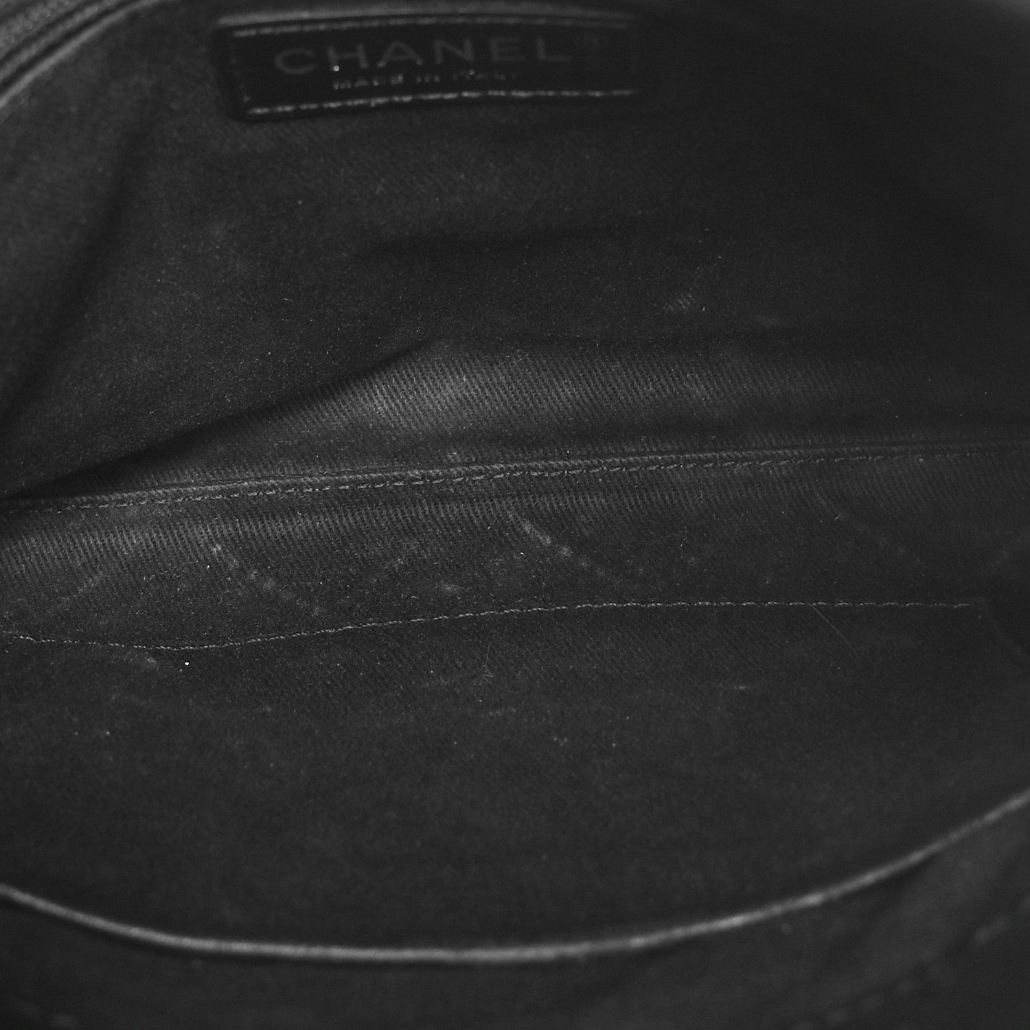 Chanel Calfskin Wild Stitch Small Shopping Tote Black 5 of 10