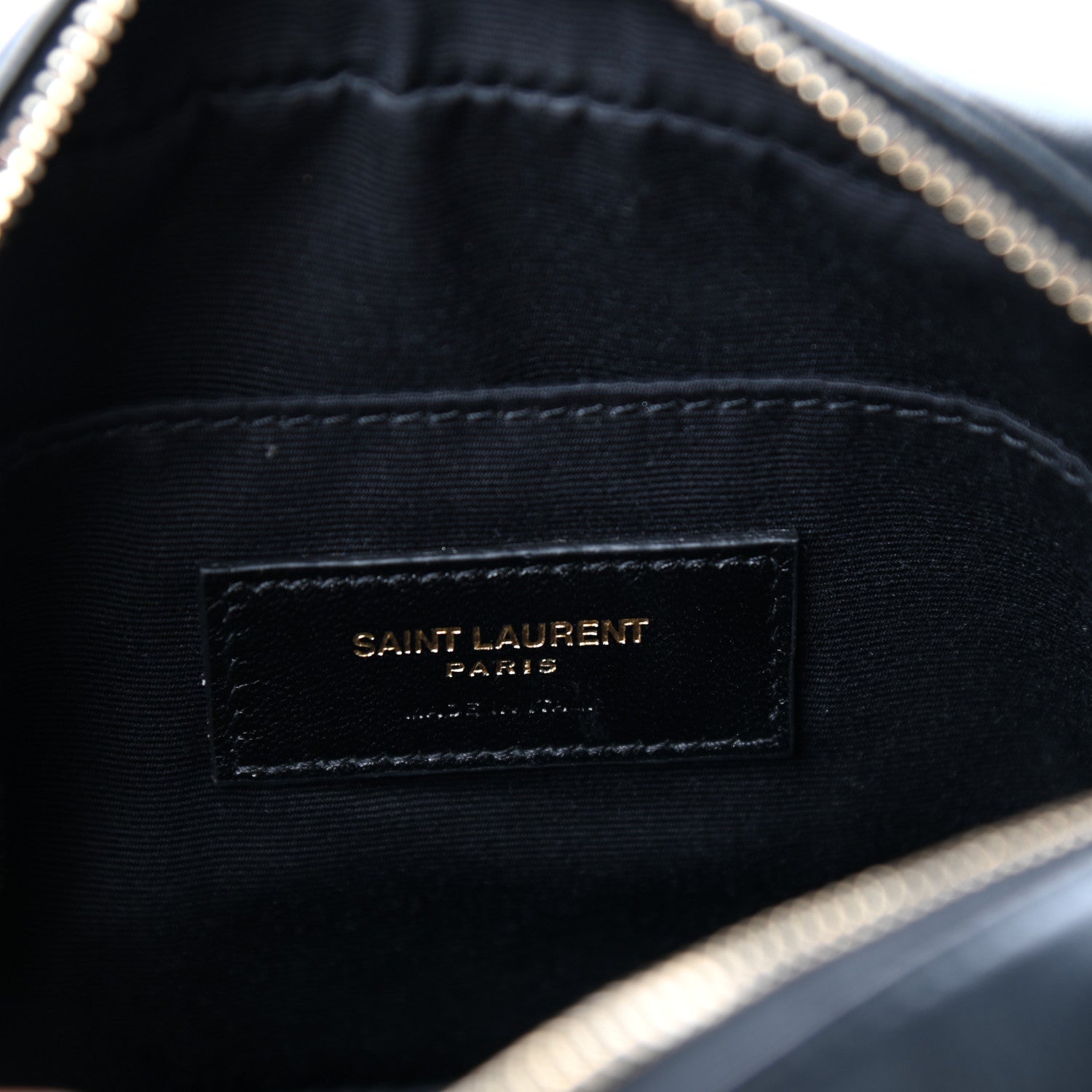 Saint Laurent Calfskin Matelasse Monogram Lou Belt Bag Black 6 of 9