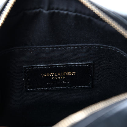Saint Laurent Calfskin Matelasse Monogram Lou Belt Bag Black 6 of 9