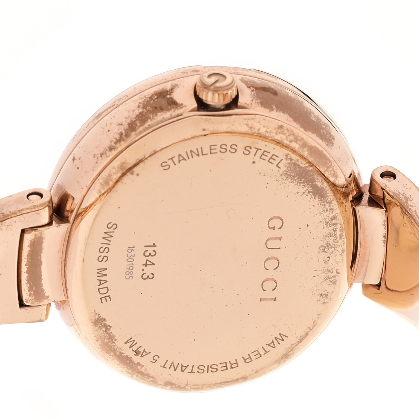 Stainless Steel 36mm Guccissima Quartz Watch Black