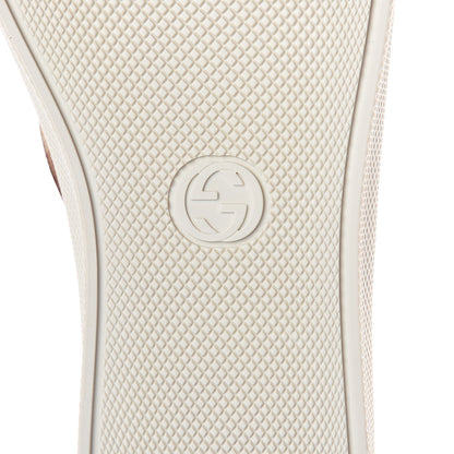 Gucci X MLB GG Monogram NY Yankees Embroidered Mens Slip On Sneakers 9 Beige Ruggine Rust 6 of 7