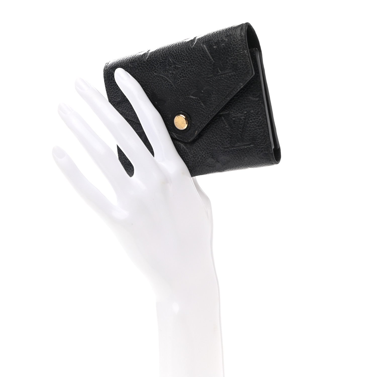 Louis Vuitton Empreinte Victorine Wallet Black 2 of 7