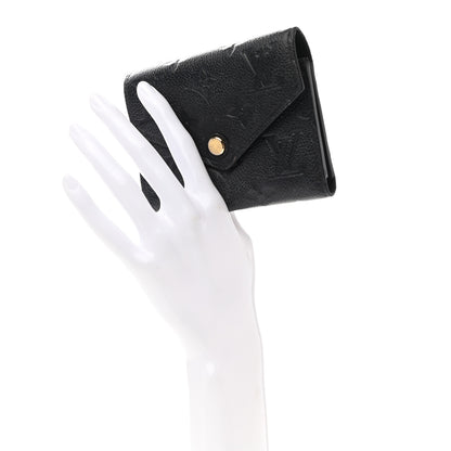 Louis Vuitton Empreinte Victorine Wallet Black 2 of 7