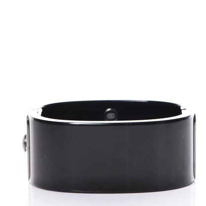 Chanel Resin Pearl CC Cuff Black 3 of 6
