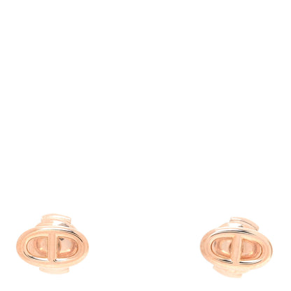 Hermes 18K Rose Gold TPM Farandole Stud Earrings 1 of 5