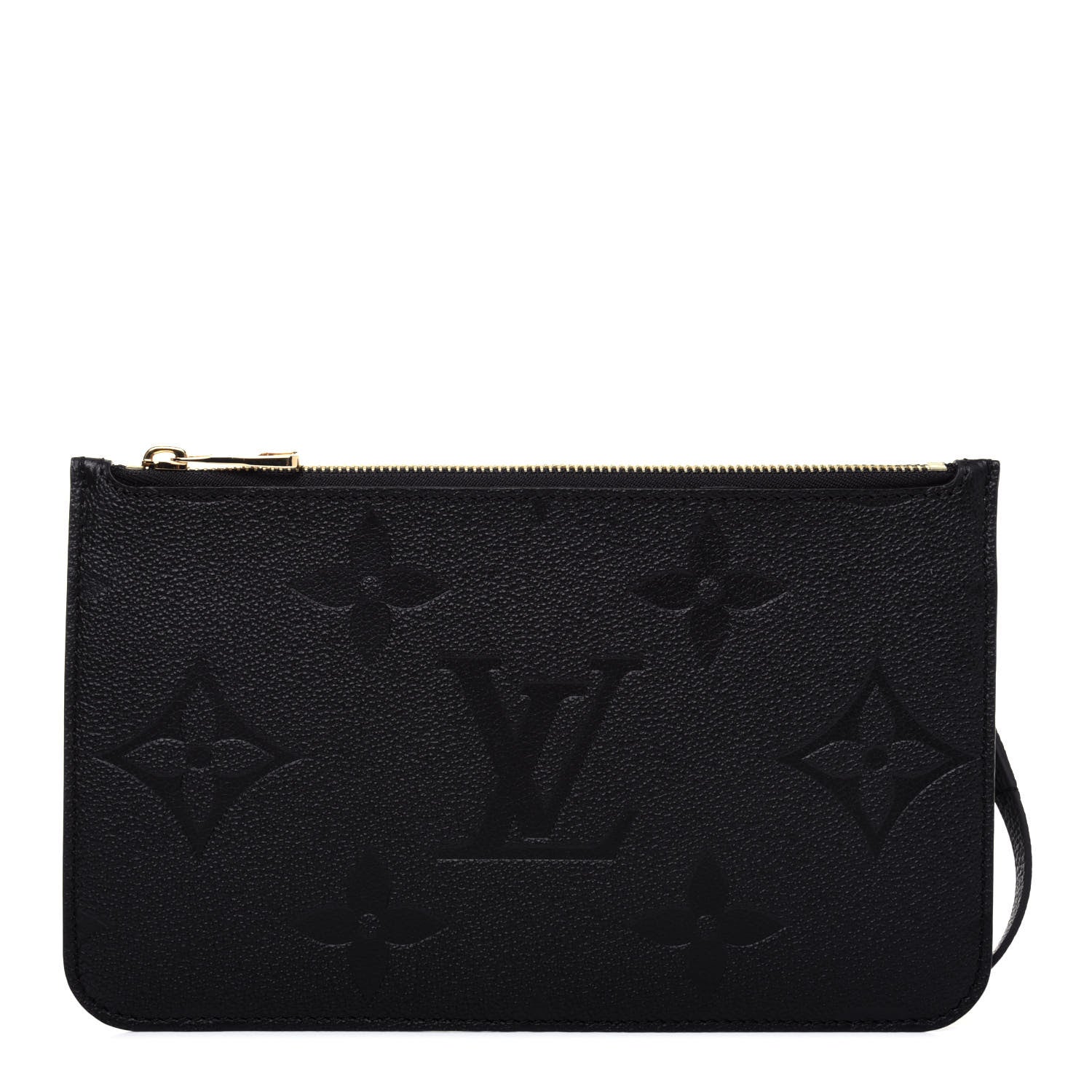 Louis Vuitton Empreinte Monogram Giant Neverfull MM Pochette Black 1 of 8