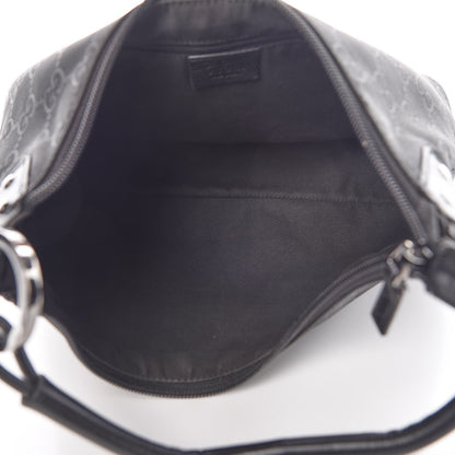 Gucci Monogram Classic Ring Small Hobo Black 5 of 7