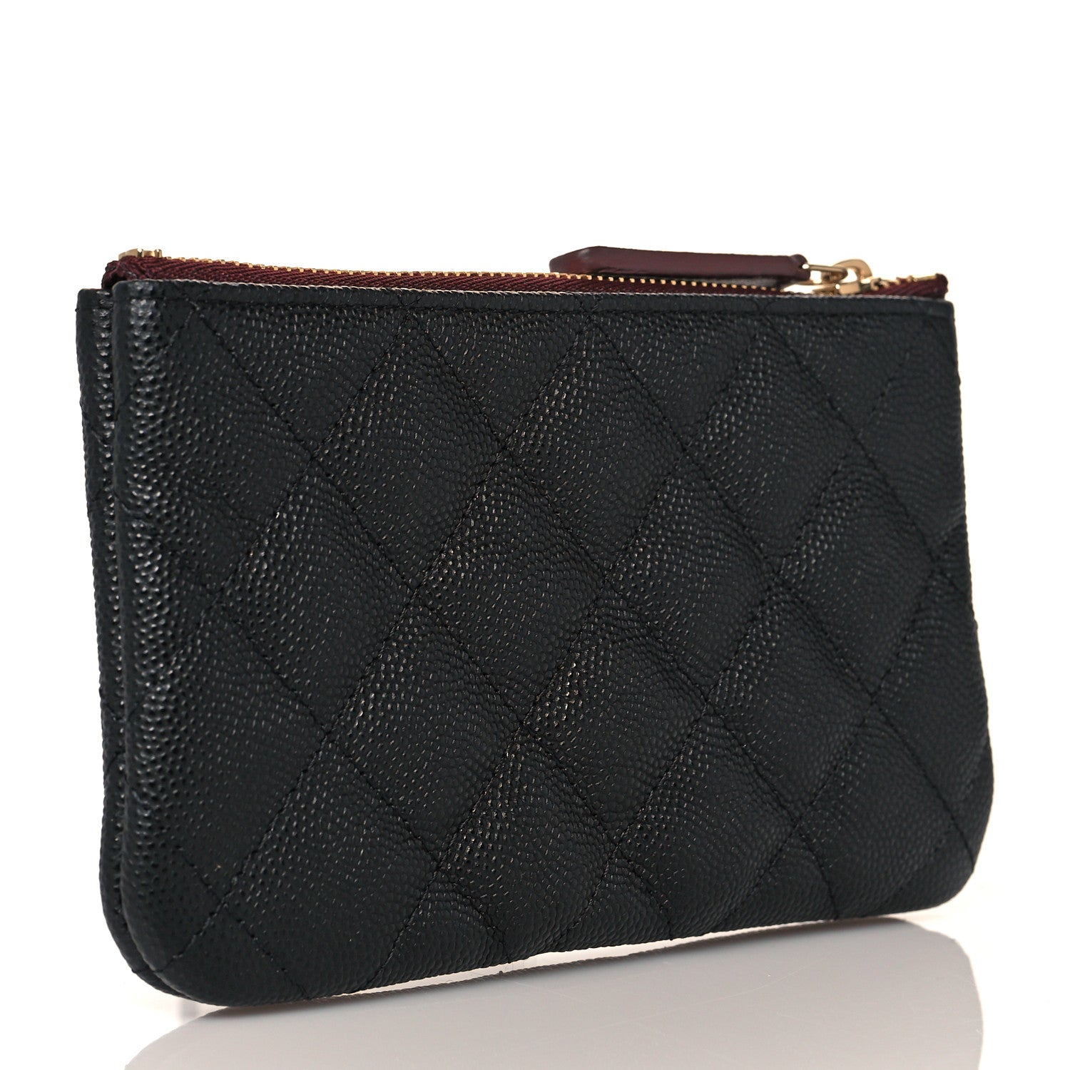 Chanel Caviar Quilted Small Cosmetic Case Black 3 of 11
