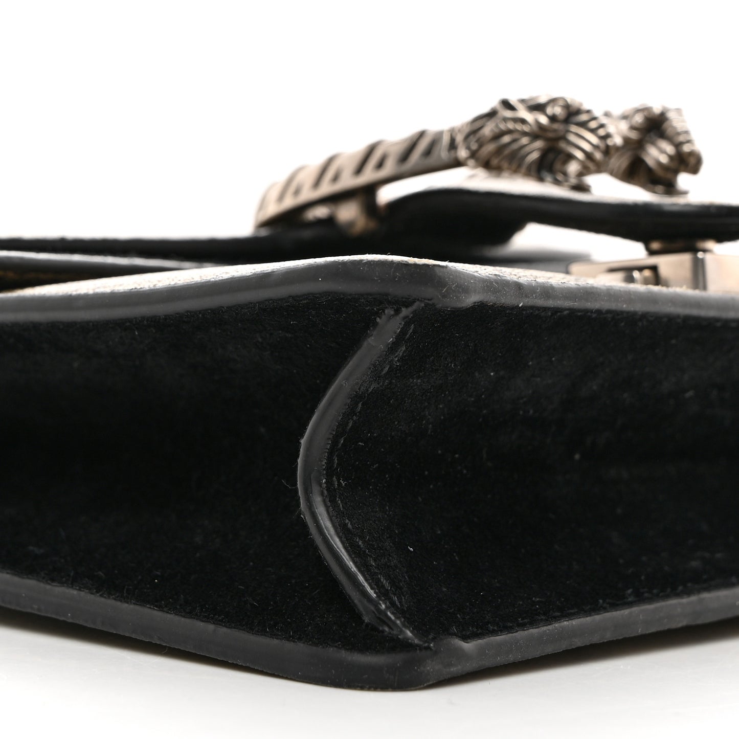 GG Supreme Monogram Mini Dionysus Shoulder Bag Black