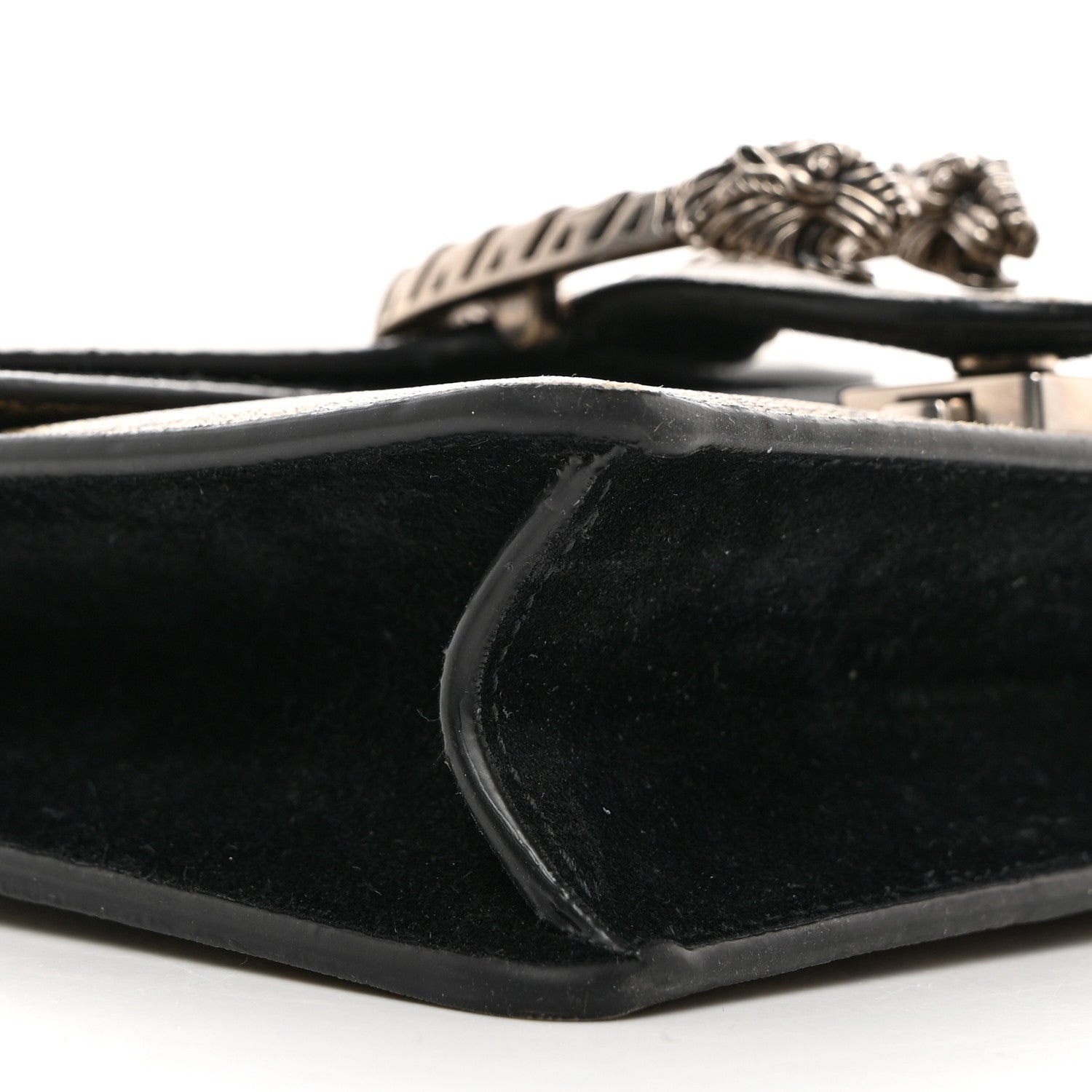 Gucci GG Supreme Monogram Mini Dionysus Shoulder Bag Black 9 of 10