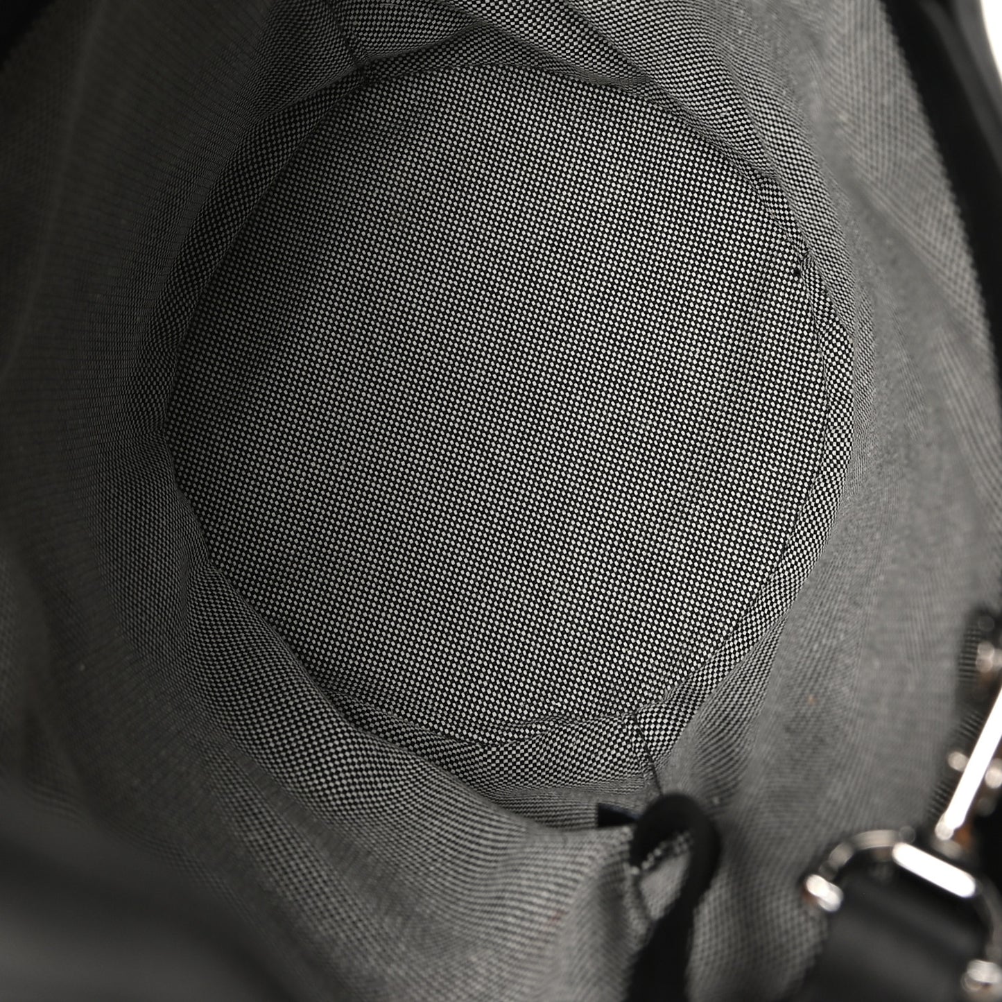 Smooth Calfskin Studded Roxy Bucket Bag Black