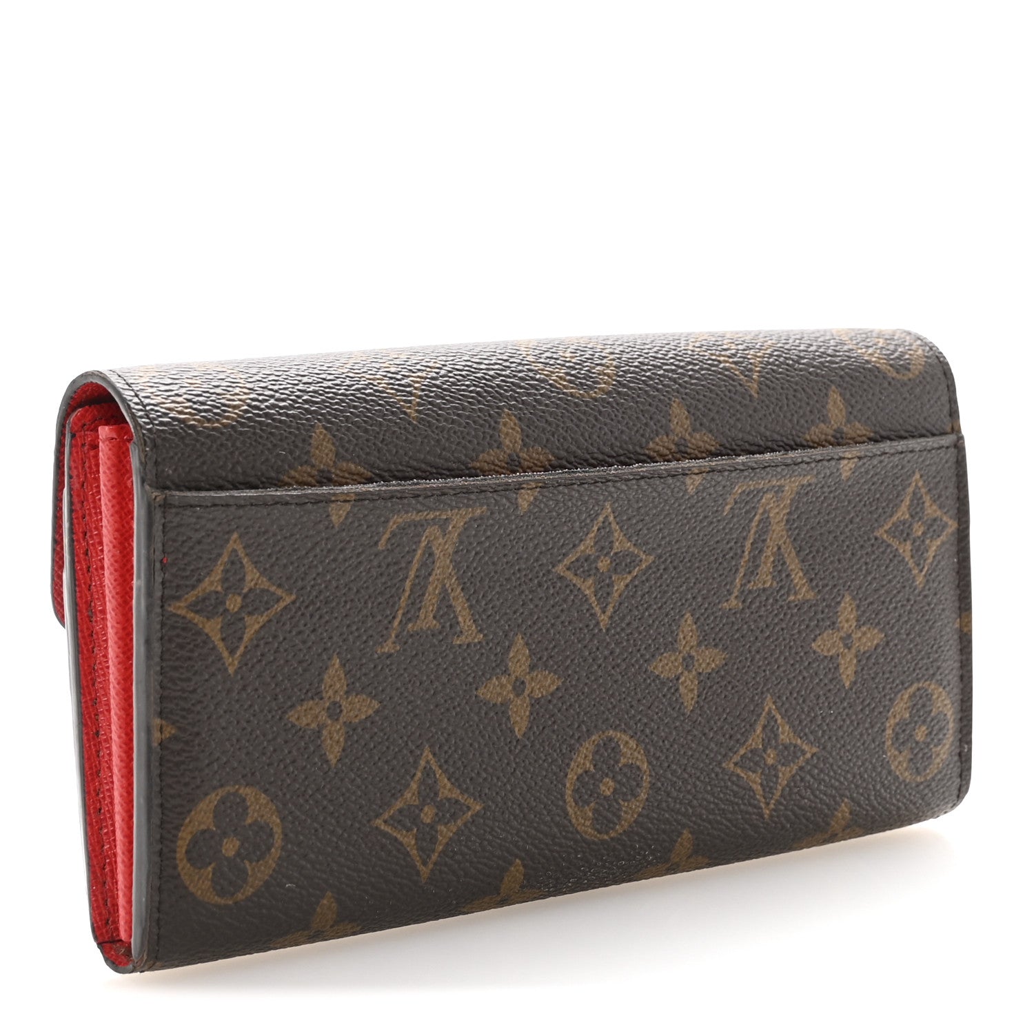 Louis Vuitton Monogram Sarah Wallet NM Coquelicot 3 of 6
