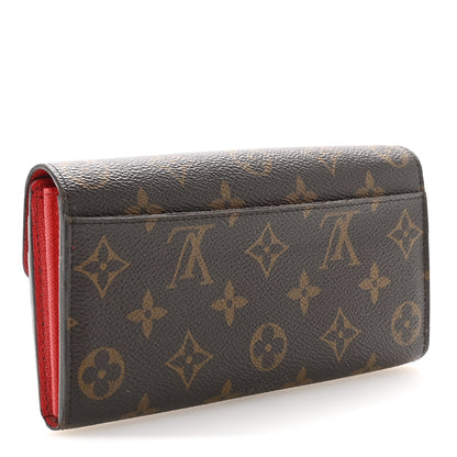 Louis Vuitton Monogram Sarah Wallet NM Coquelicot 3 of 6