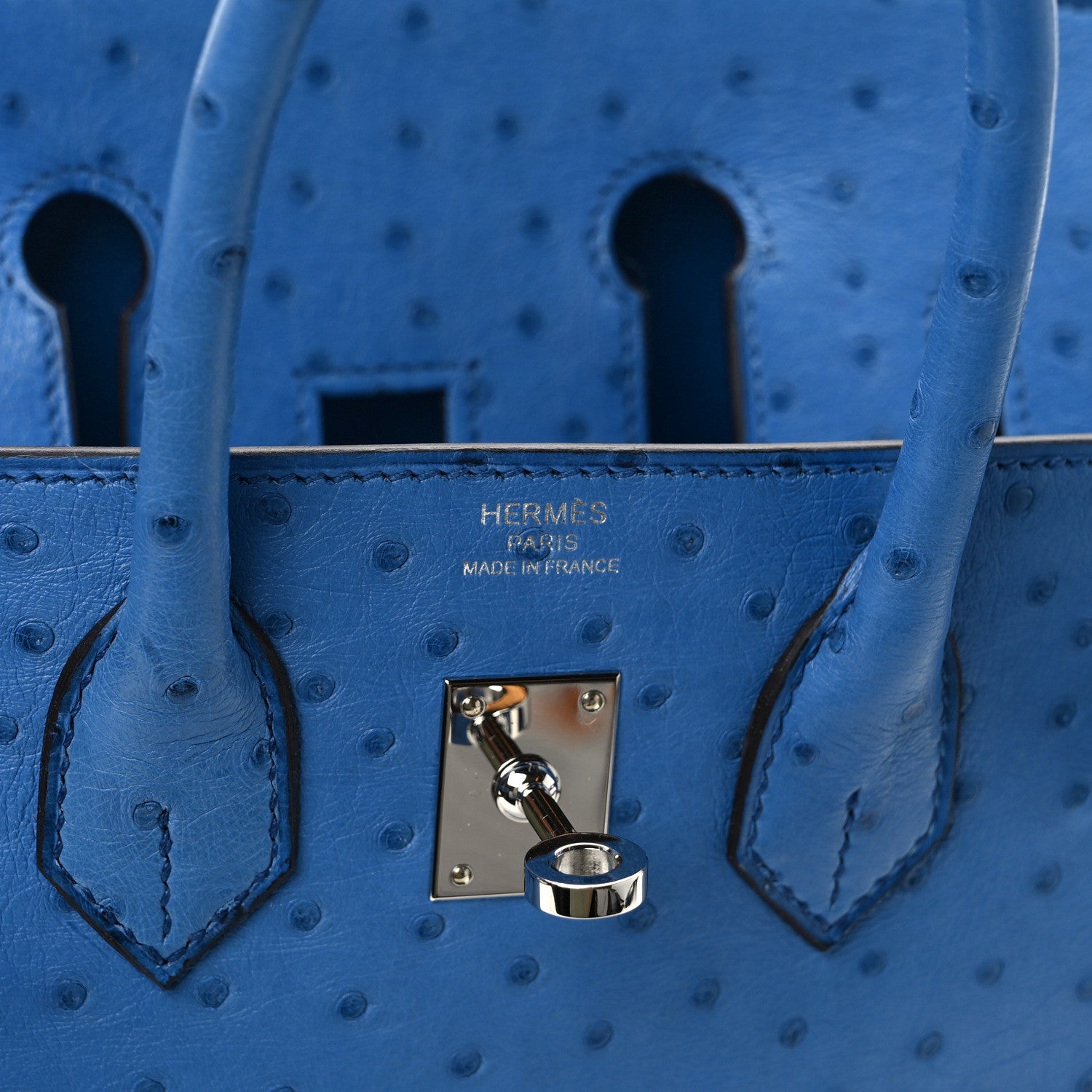 Hermes Ostrich Birkin 25 Mykonos 6 of 12