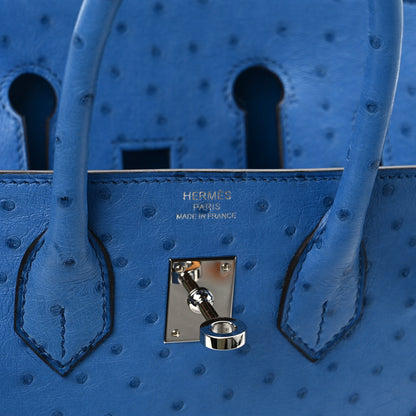 Hermes Ostrich Birkin 25 Mykonos 6 of 12