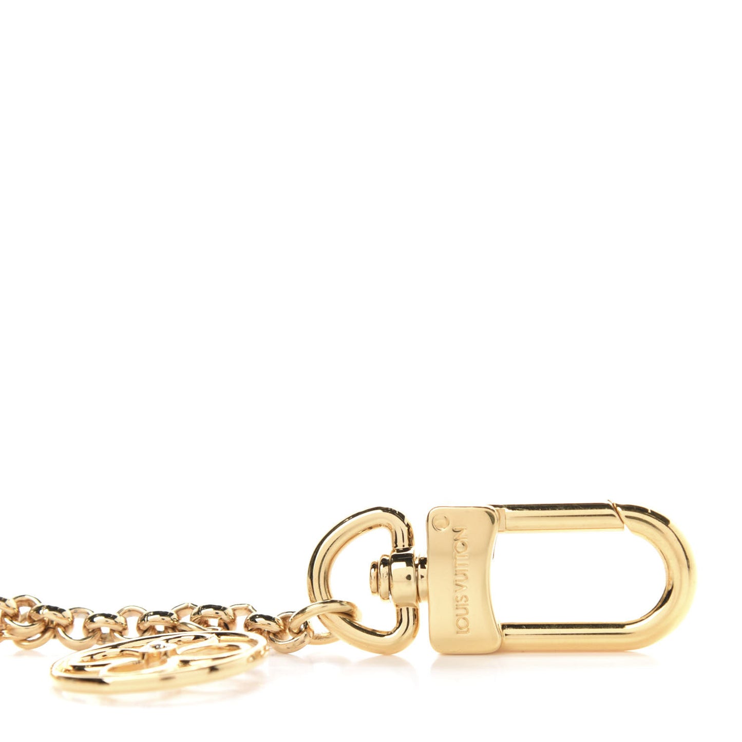 Metal Flower Finesse Chain Bag Charm