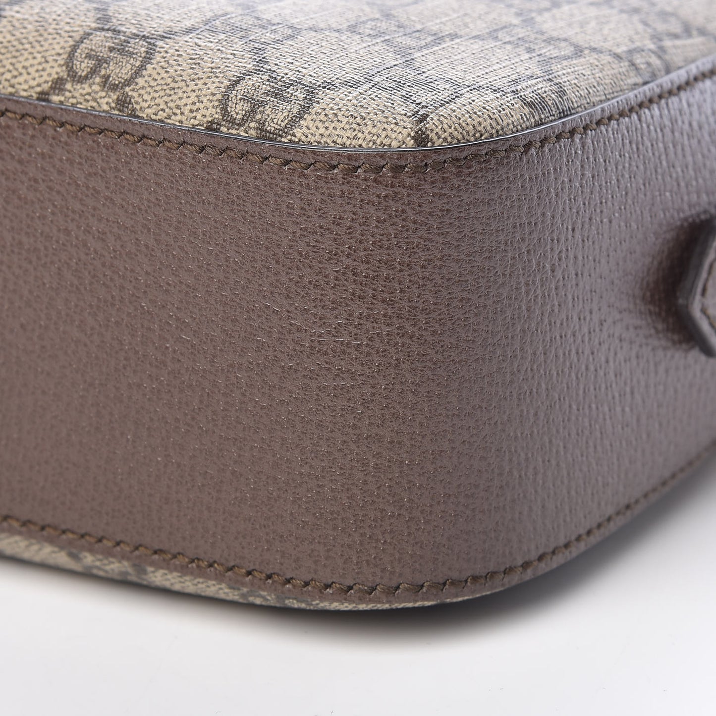 GG Supreme Monogram Web Neo Vintage Shoulder Bag Beige New Acero Crop