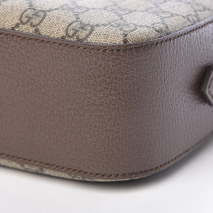Gucci GG Supreme Monogram Web Neo Vintage Shoulder Bag Beige New Acero Crop 10 of 11