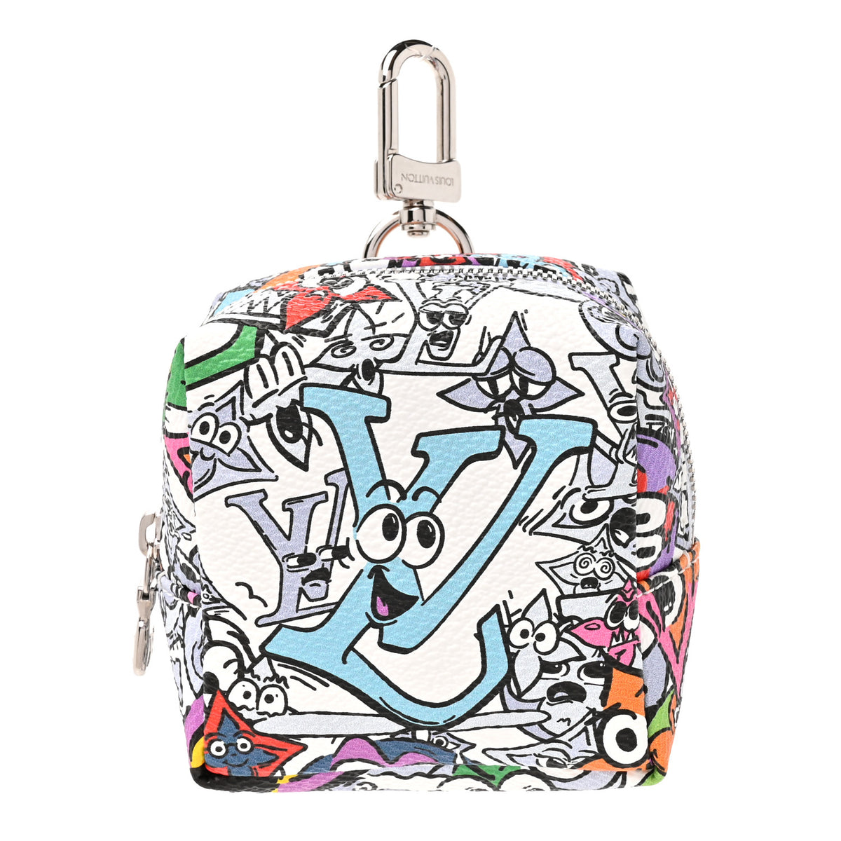 Louis Vuitton Monogram Comics Squared Pouch Bag Charm Multicolor 1 of 6
