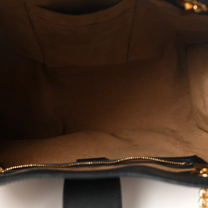 Gucci GG Supreme Monogram Medium Padlock Tote Black 5 of 10
