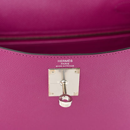 Hermes Epsom Kelly Sellier 28 Rose Pourpre 6 of 14