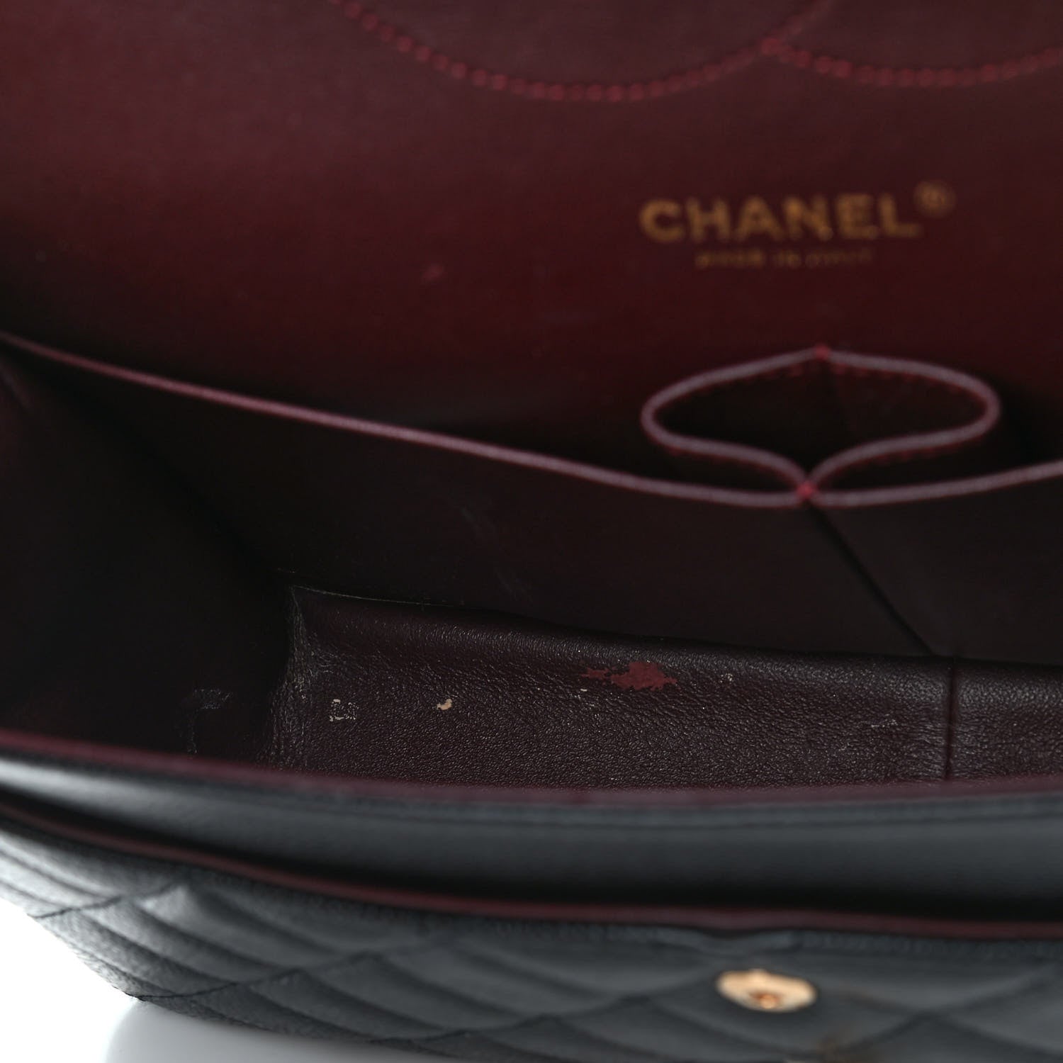 Chanel Caviar Quilted Jumbo Double Flap Black 7 of 11