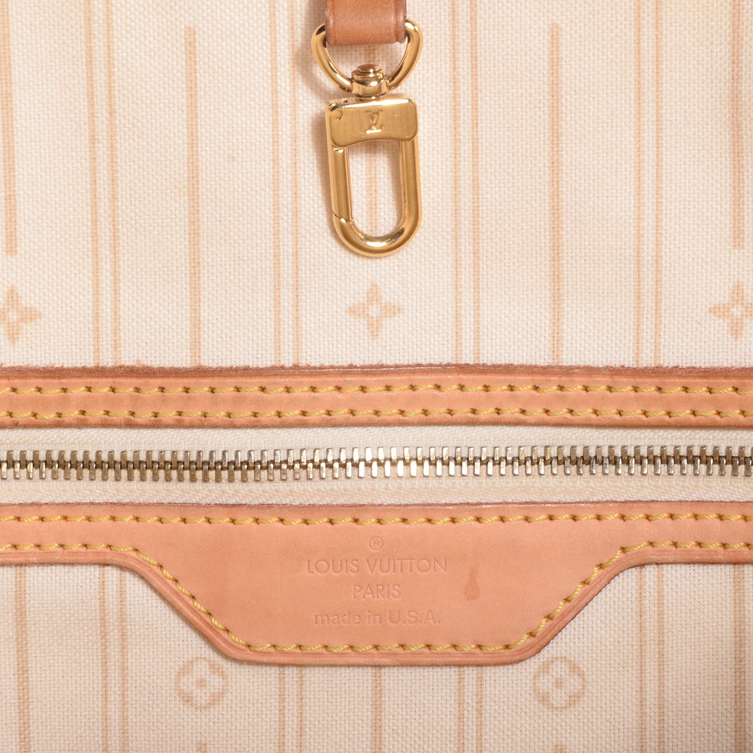 Louis Vuitton Damier Azur Neverfull MM 6 of 7