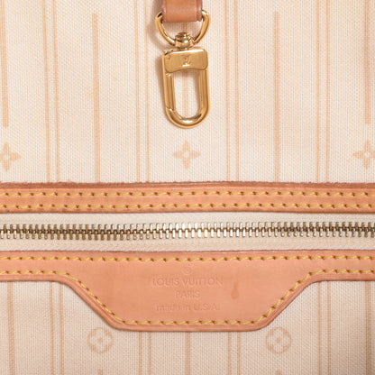 Louis Vuitton Damier Azur Neverfull MM 6 of 7