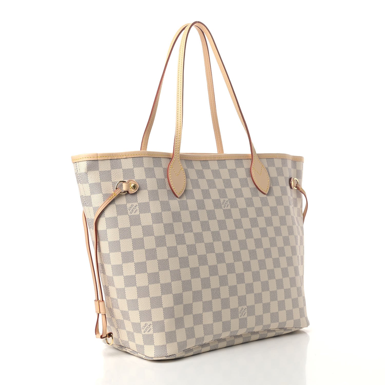 Louis Vuitton Damier Azur Neo Neverfull MM Rose Ballerine 2 of 4