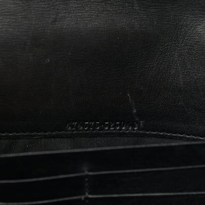 Gucci Calfskin Matelasse GG Marmont Chain Wallet Black 7 of 14