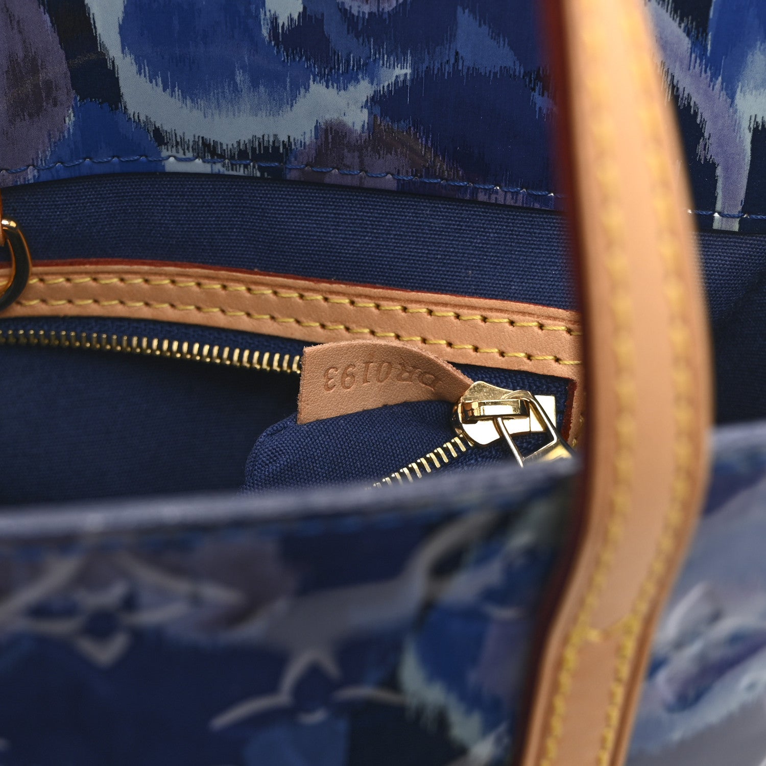 Louis Vuitton Vernis Ikat Catalina BB Grand Blue 7 of 10