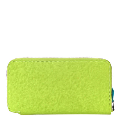 Hermes Epsom Silk'In Wallet Kiwi Lichen 1 of 16
