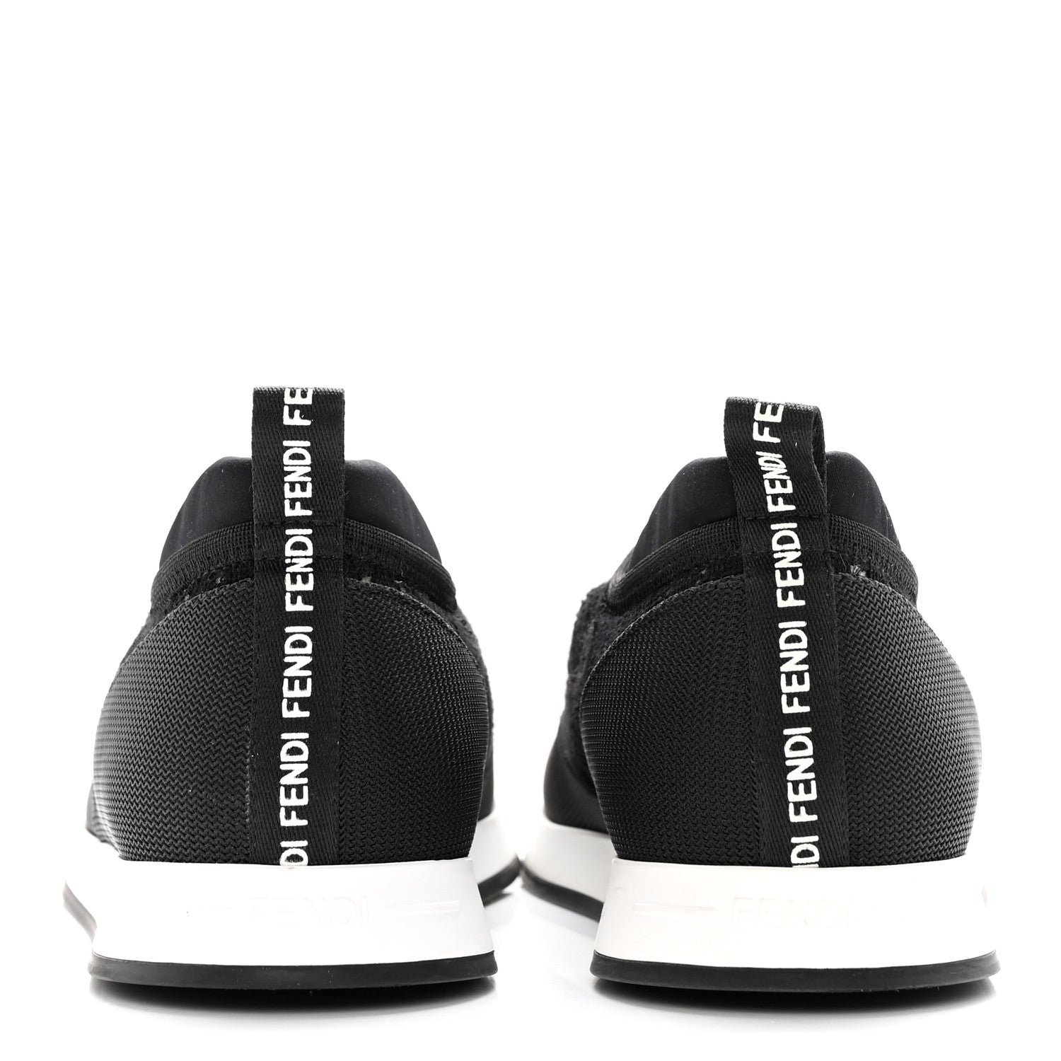 Fendi X SARAH COLEMAN Mesh FF Vertigo Runner Slip On Sneakers 36.5 Black 5 of 13