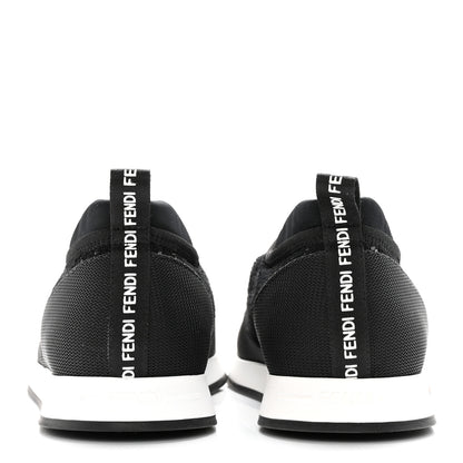 Fendi X SARAH COLEMAN Mesh FF Vertigo Runner Slip On Sneakers 36.5 Black 5 of 13