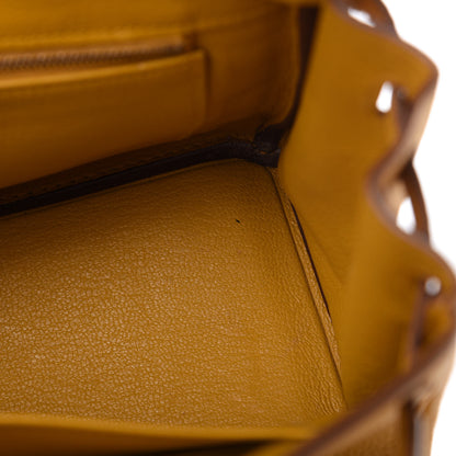 Hermes Togo Birkin 25 Jaune Ambre 11 of 16
