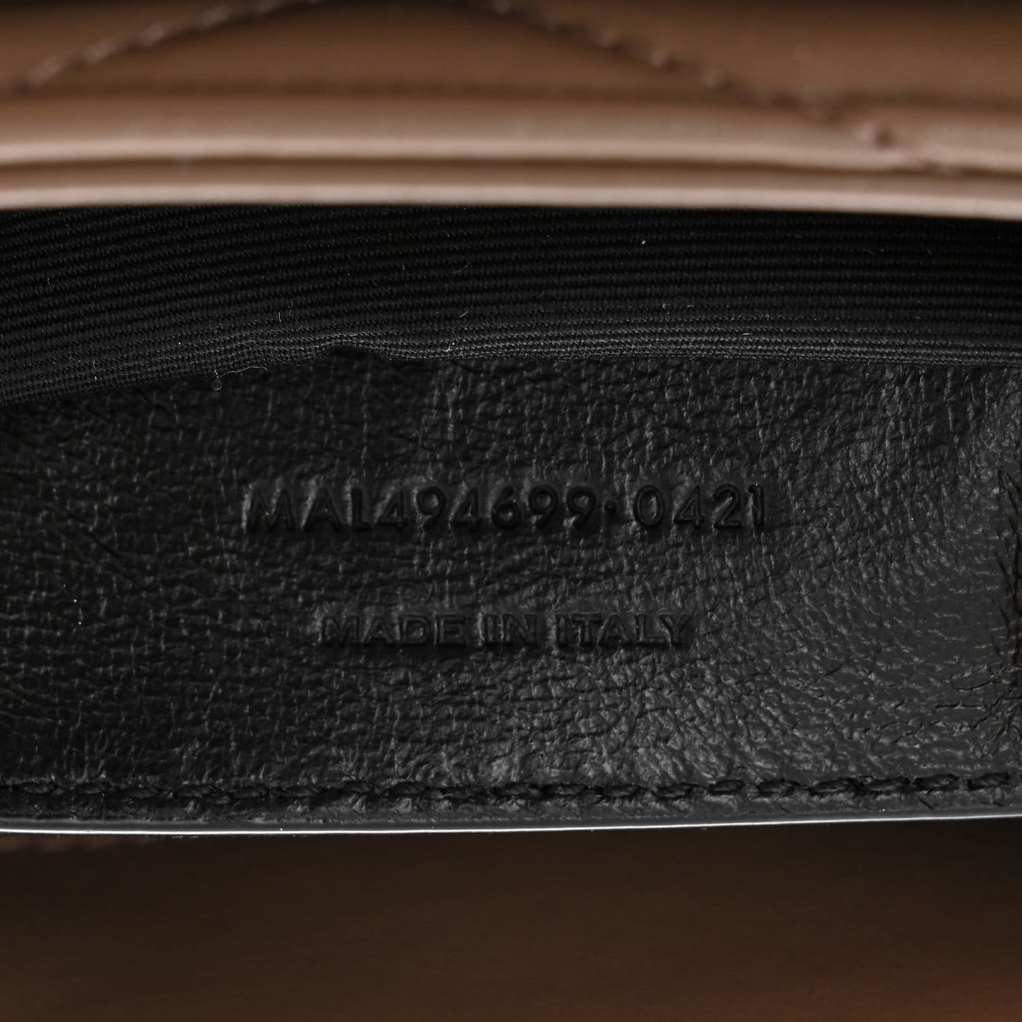 Calfskin Y Quilted Monogram Small Loulou Chain Satchel Dark Beige