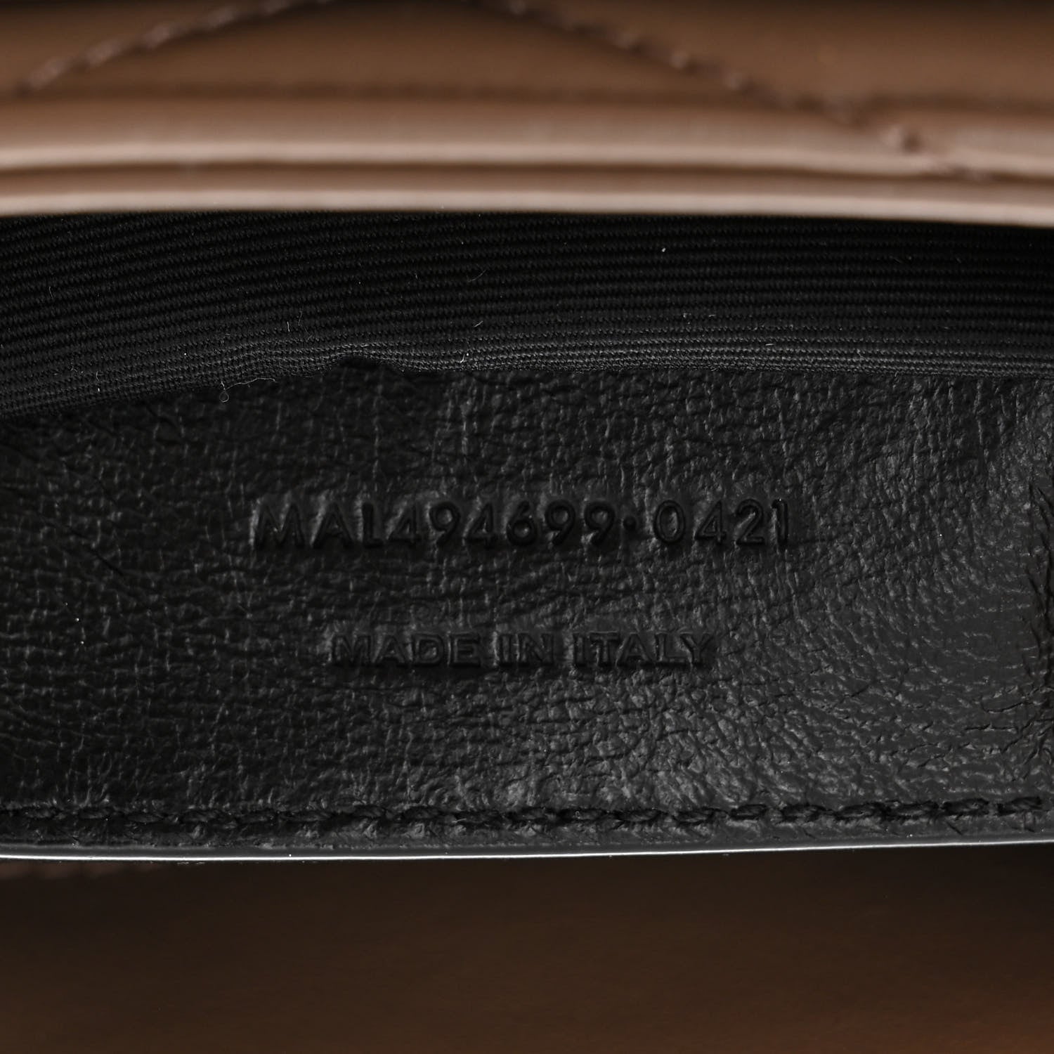 Saint Laurent Calfskin Y Quilted Monogram Small Loulou Chain Satchel Dark Beige 7 of 11