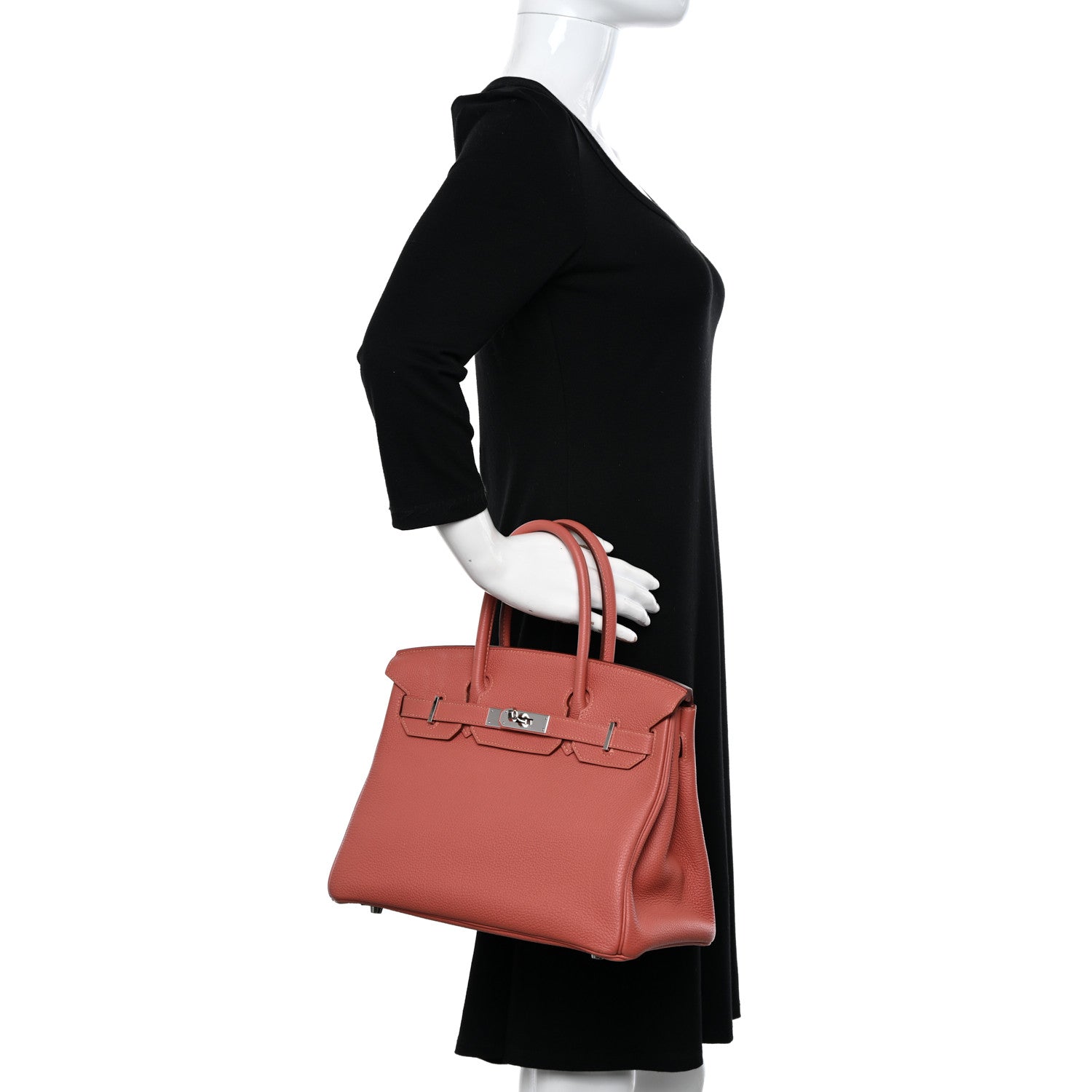 Hermes Togo Birkin 30 Rose Thé 2 of 15