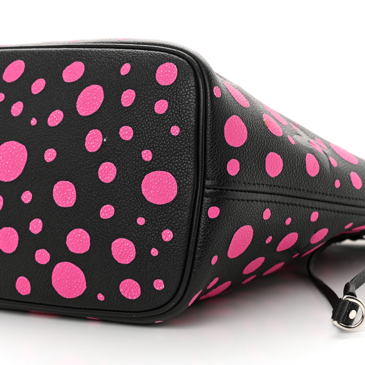 Louis Vuitton LV X YK Empreinte Infinity Dots Neverfull MM Black Fuchsia 11 of 13