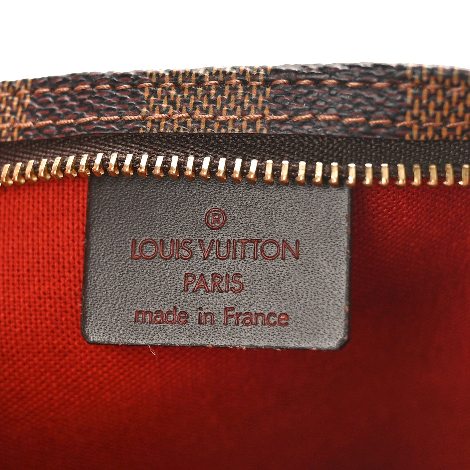 Louis Vuitton Damier Ebene Navona Pochette Accessories 6 of 8